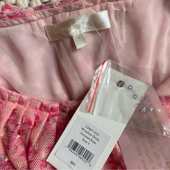 NWT LoveShackFancy Floral Winslow Maxi Dress in Autumn Rose Size 4 - Picture 8 of 16